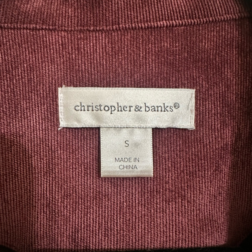 Christopher & Banks Corduroy Jacket - Picture 10 of 11